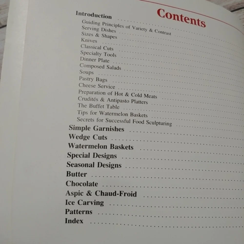 Vintage Garnishing A‎ Feast for Your Eyes Cookbook